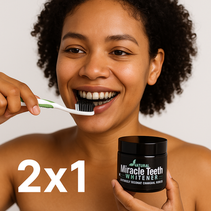 Promo 2x1 Blanqueamiento Dental con Carbón Activado